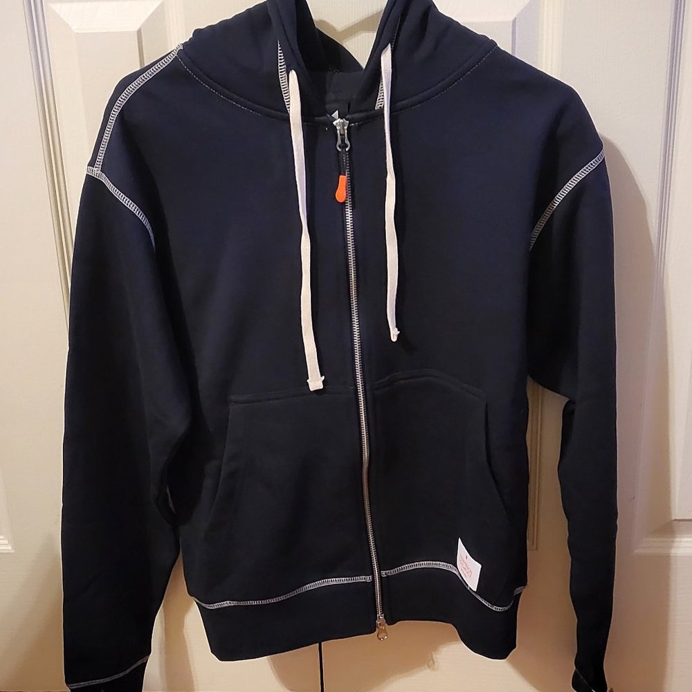 BTS PERMISSION TO DANCE ON STAGE Seoul/Las Vegas ZIP-UP NAVY HOODIE SIZE S w/PC